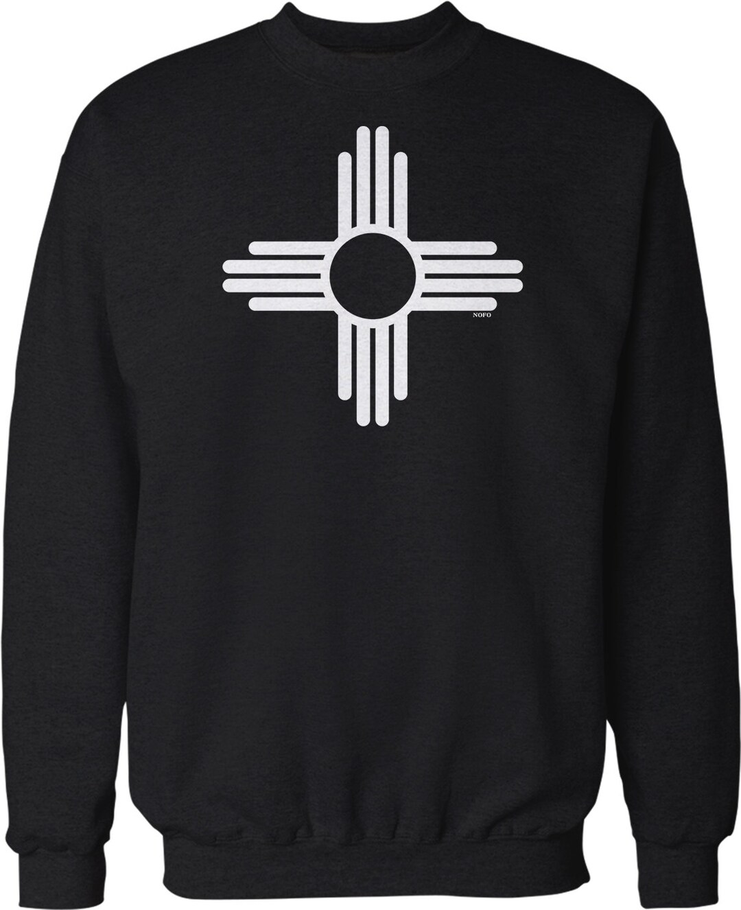 New Mexico Zia Sun Symbol Crew Neck Sweatshirt, NOFO_00683
