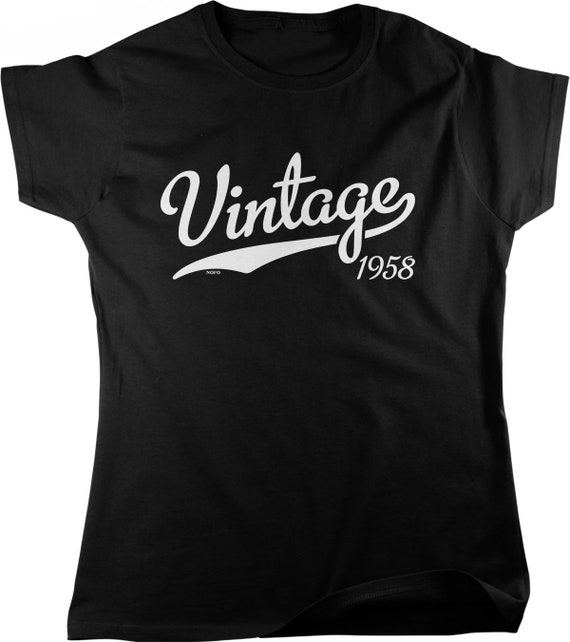 Vintage 1958 Women's T-shirt NOFO_01644 - Etsy