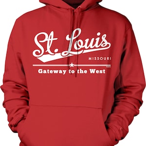 St. Louis, Missouri, Gateway to the West Hooded Sweatshirt, NOFO_00901