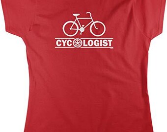 Camiseta de ciclismo para mujer: algodón suave, corte amplio, NOFO_01751