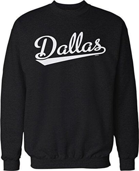 Dallas Script Crewneck Sweatshirt - Comfortable Cotton Blend