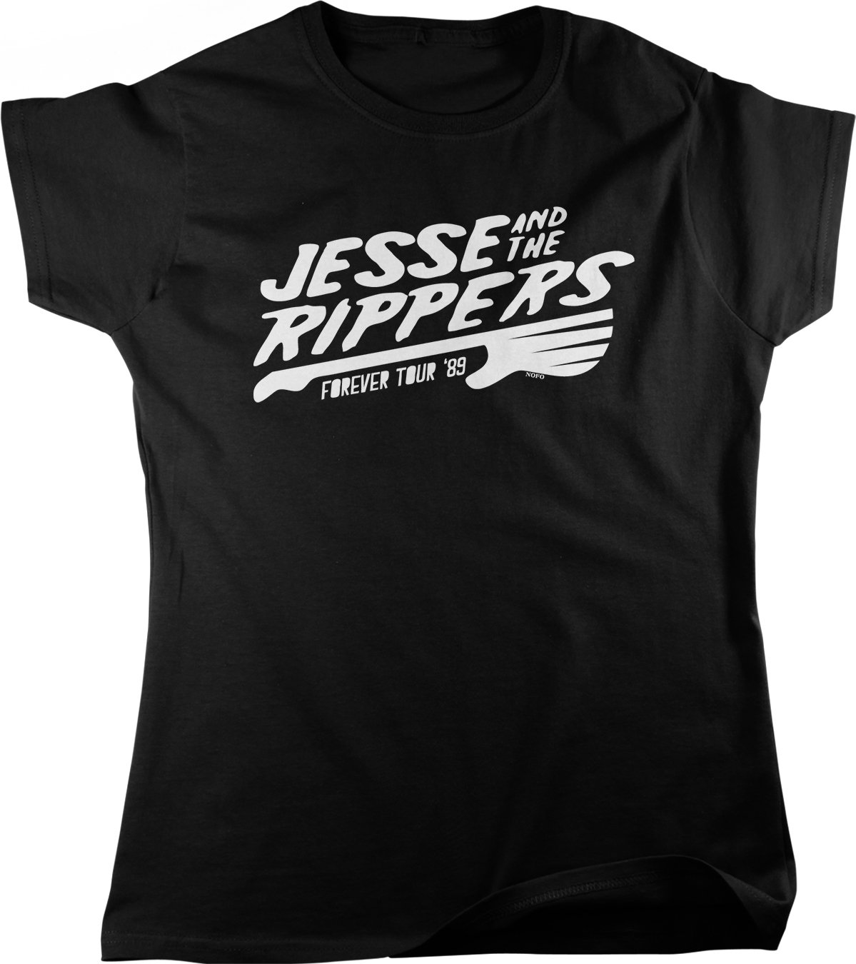 Camiseta De Mujer Urban Backwoods 'Jesse And The Rippers' - 100% Algodón Semi-peinado, Corte Clásico, Varias Tallas