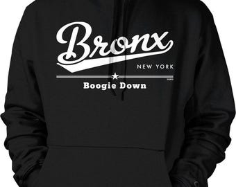 Bronx, New York, Boogie Down Hooded Sweatshirt, NOFO_00903