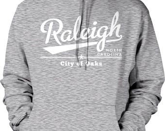 Raleigh, North Carolina, City of Oaks Hooded Sweatshirt, NOFO_00897
