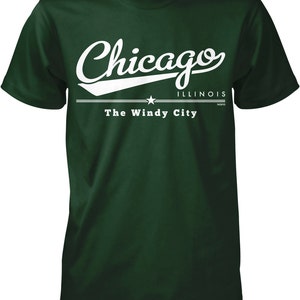 Chicago, Illinois, The Windy City Men&#39;s T-shirt, NOFO_00870