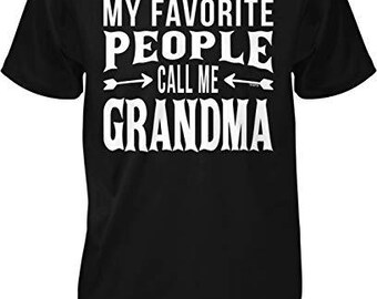 My Favorite People Grandma T-Shirt: Soft Cotton Men's Tee, NOFO_02177