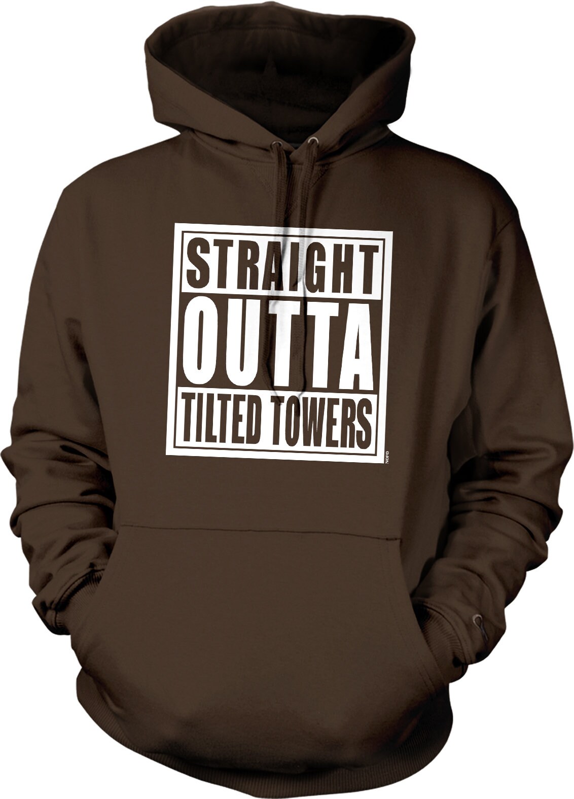 Straight Outta Tilted Towers Hooded Sweatshirt NOFO 01364 Etsy