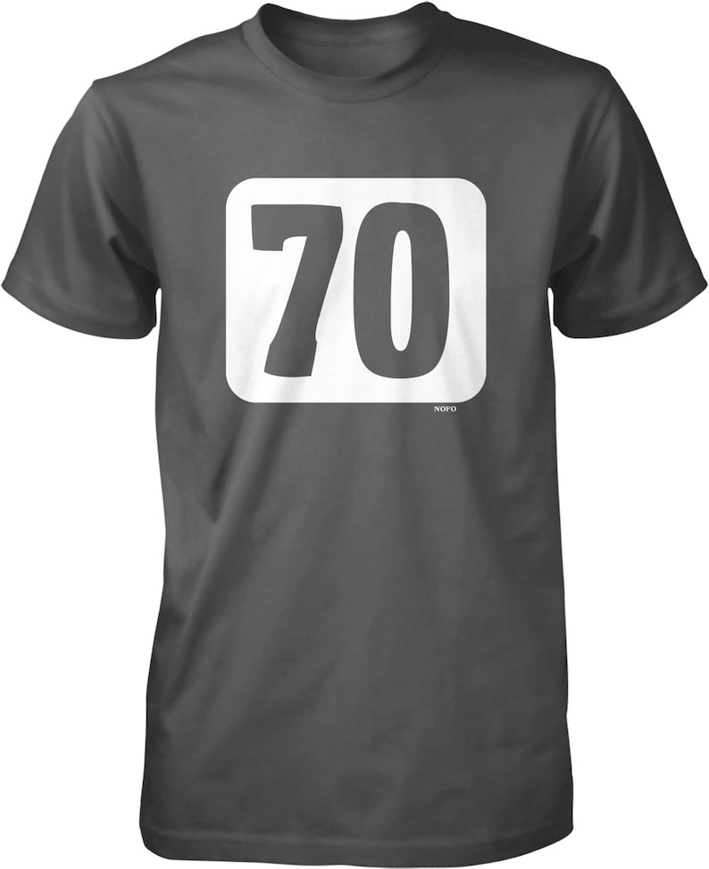 70 Years Old 70th Birthday Happy Birthday Men's T-shirt - Etsy