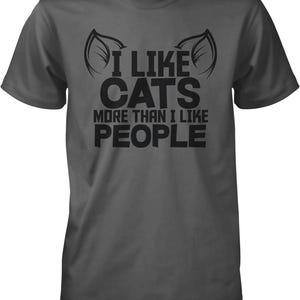 I like cats more than I like people