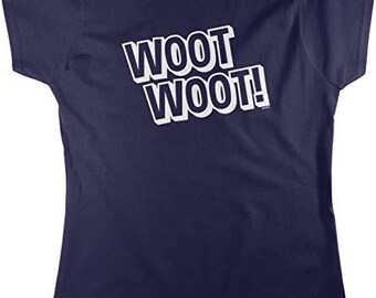 Relaxed Fit Women's Cotton Tee: Soft Navy, Woot! Comfort, NOFO_01590
