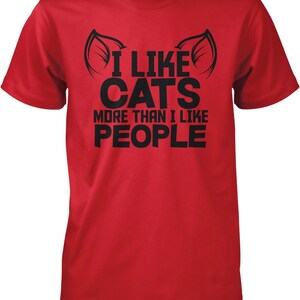 I like cats more than I like people