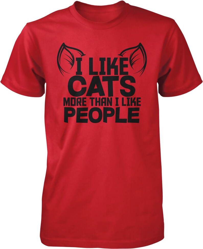 I like cats more than I like people