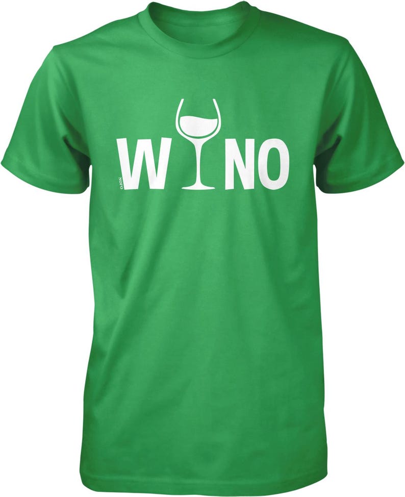 A green t-shirt with the word "WNO" printed on it.