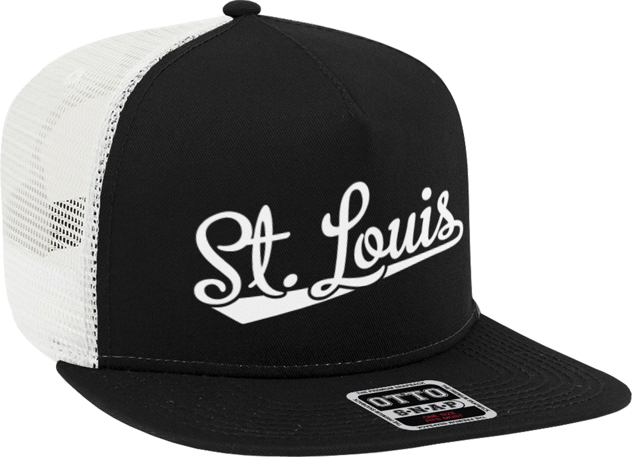 St. Louis Script Baseball Font Snapback Trucker Hat NOFO_H017 - Etsy