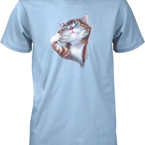 Awesome Cat Shirt, Orange Tabby Men&#39;s T-shirt, NOFO_00452