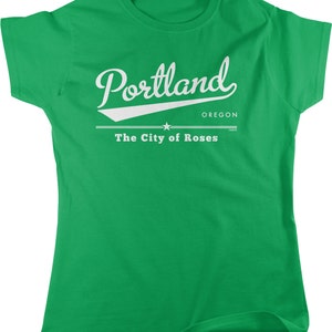 Portland, Oregon, The City of Roses Women's T-shirt, NOFO_00896