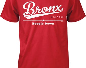 Bronx, New York, Boogie Down Men's T-shirt, NOFO_00903