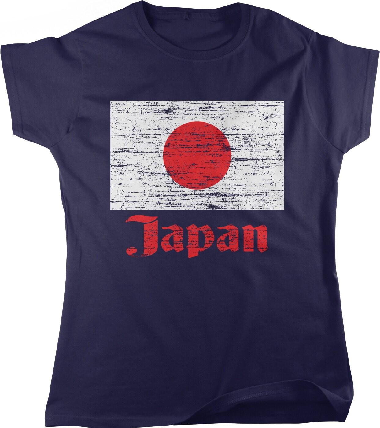 Japanese Flag Tee: Hinomaru Red Dot (women's Sizes S to XL