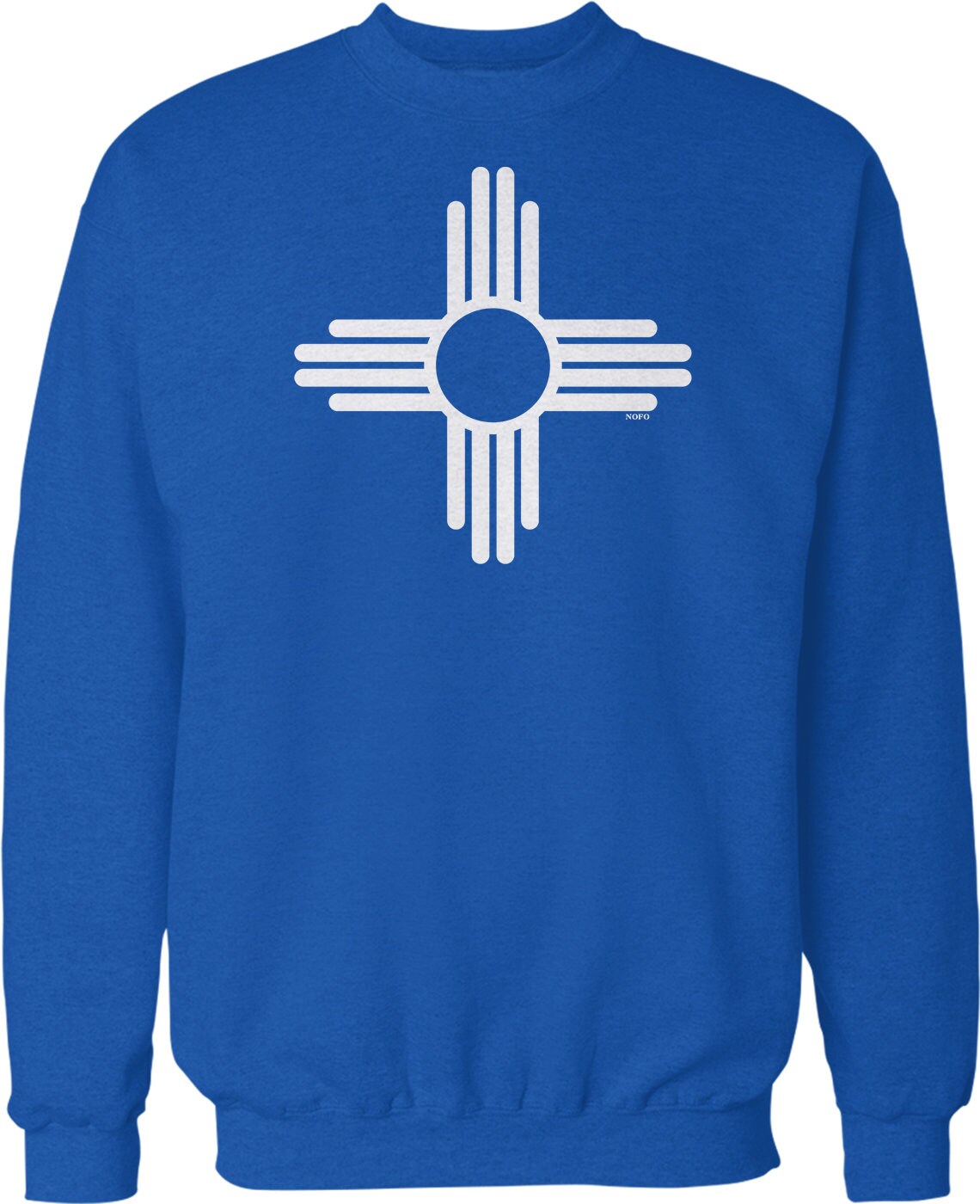 New Mexico Zia Sun Symbol Crew Neck Sweatshirt, NOFO_00683