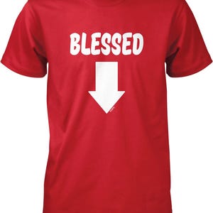 Men's Blessed T-Shirt: Soft Cotton - Casual Everyday Wear, NOFO_00639