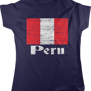 Flag of Peru, Peruvian Flag, Peru Pride Women&#39;s T-shirt, NOFO_00010