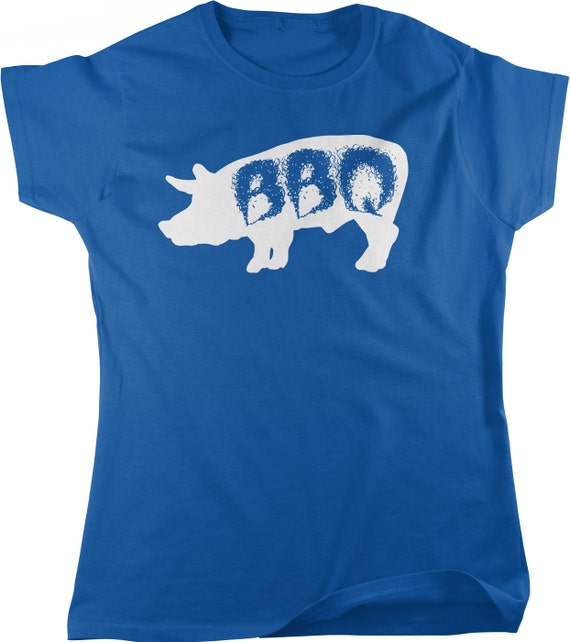 BBQ Pig, I Love BBQ Pork, Pig Roast Women's T-shirt