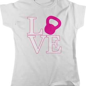 Love Kettlebell, Kettlebells, Kettlebell Workout, Plyometrics Women&#39;s T-shirt, NOFO_00216