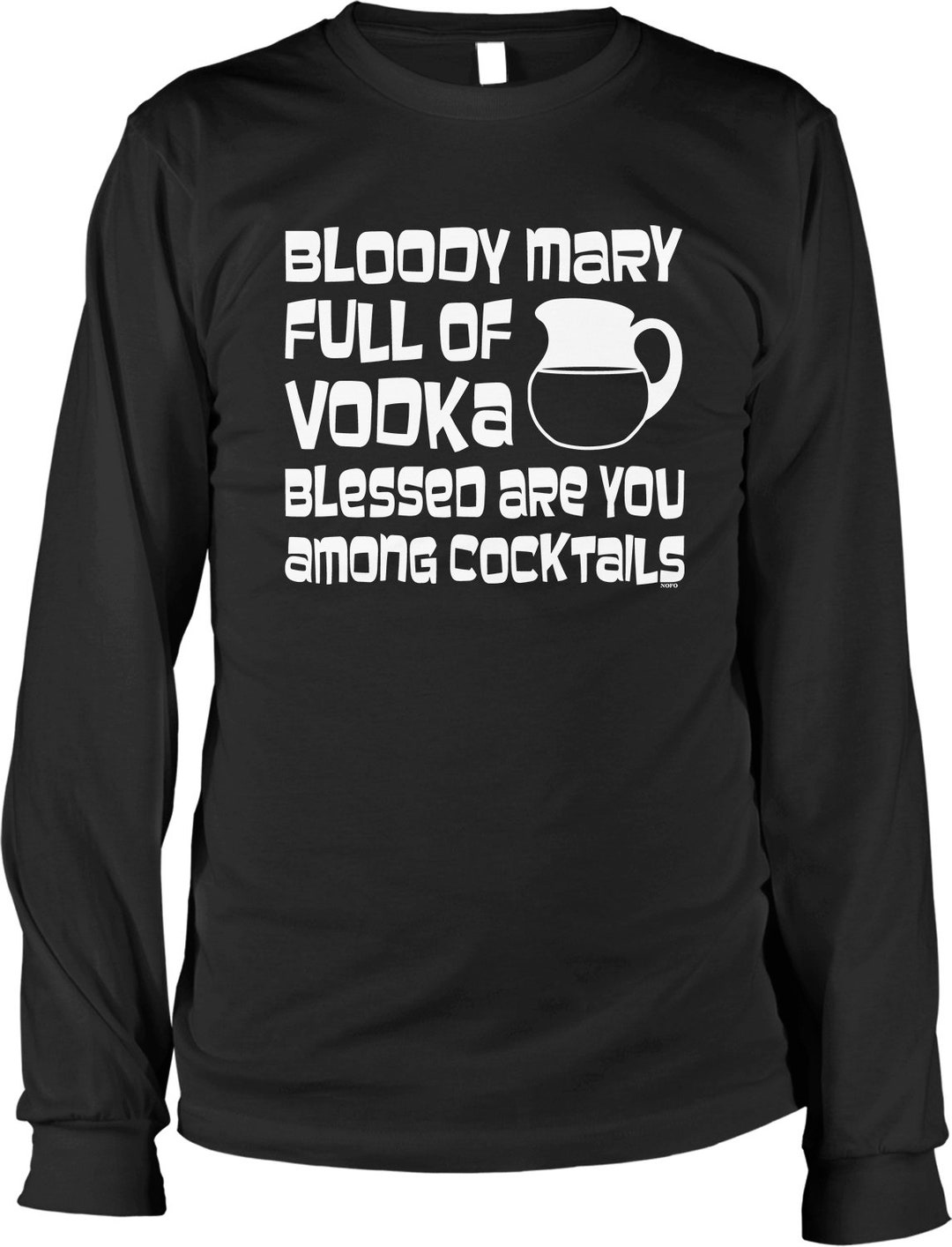 Bloody Mary Full of Vodka Blessed Are You Among Cocktails Etsy
