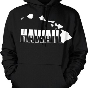 Hawaii, Hawaiian Islands Hooded Sweatshirt, NOFO_00506