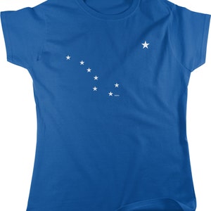Flag of Alaska, Alaskan State Flag Women&#39;s T-shirt, NOFO_00492