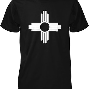 New Mexico Zia Sun Symbol Men's T-shirt, NOFO_00683