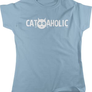 Cataholic, Cat Lover, Cat Obsessed Women&#39;s T-shirt, NOFO_01232