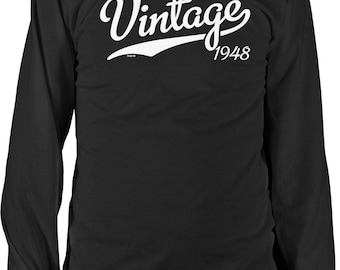 Vintage 1948 Men's Long Sleeve Shirt, NOFO_01642