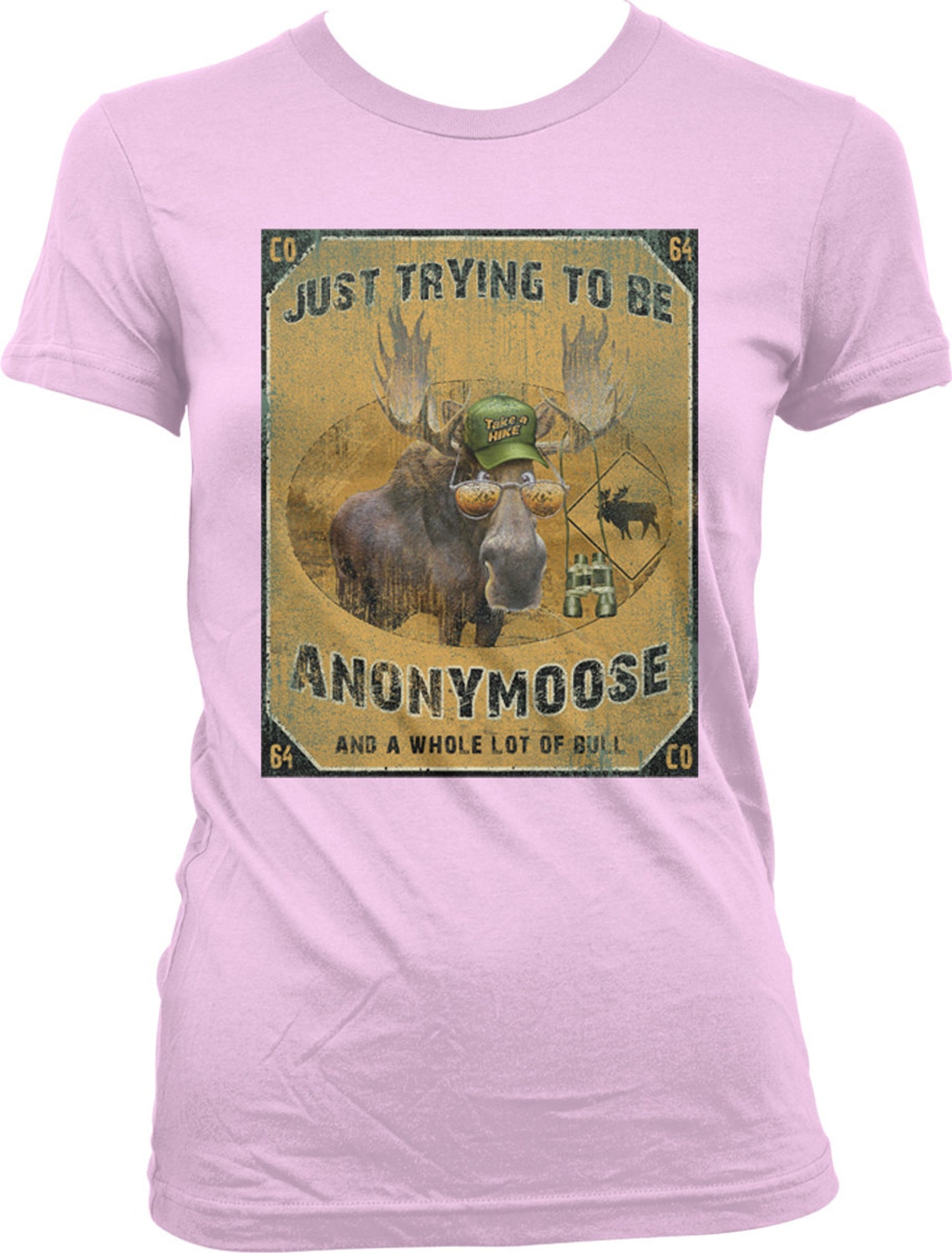 Just Trying to Be Anonymoose Juniors Tshirt NOFO_00433 Etsy