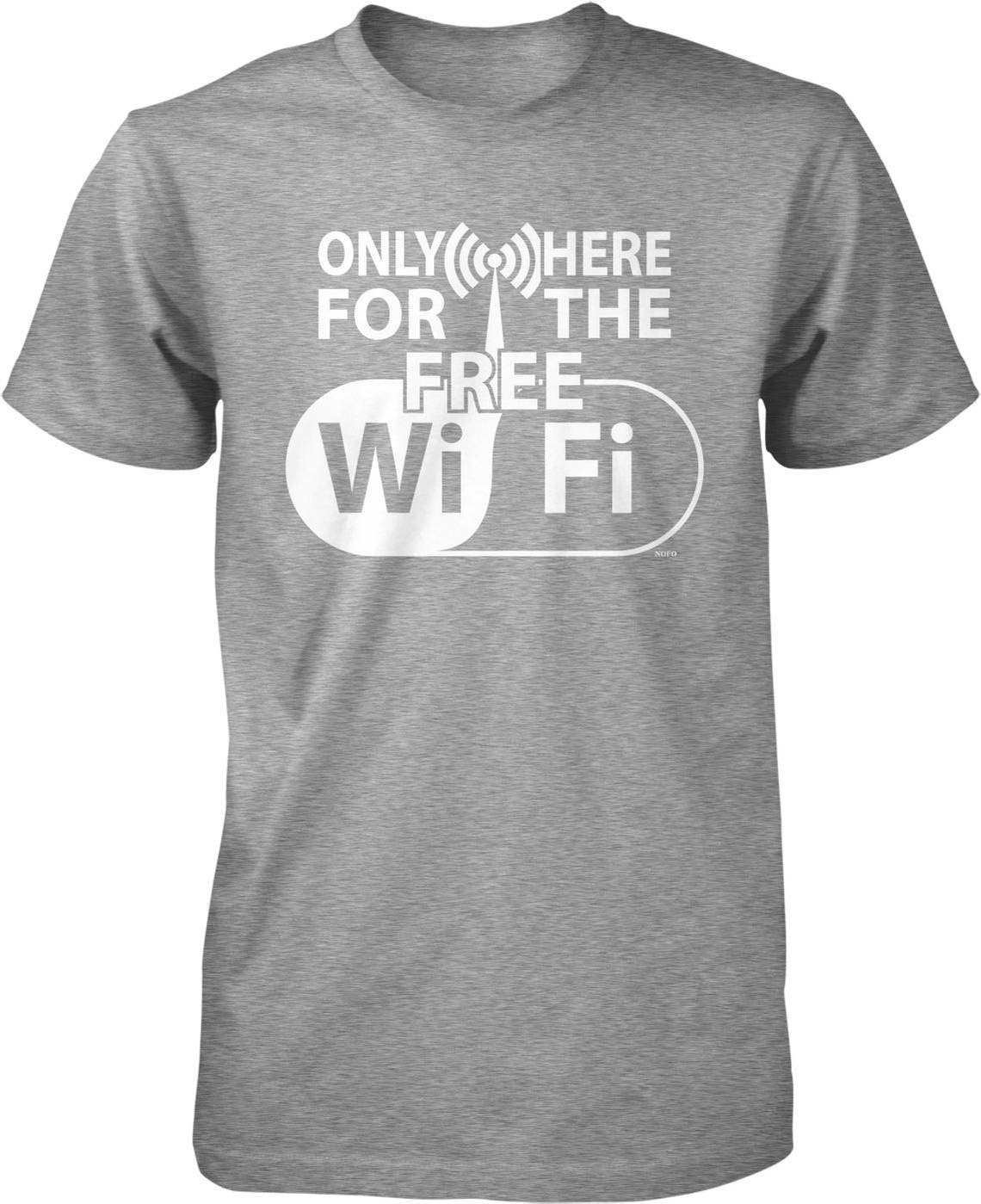 all i want for christmas is wifi t shirt