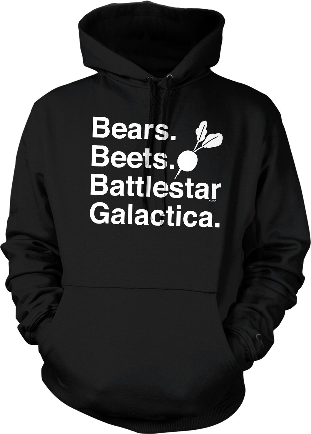 Bears Beets Battlestar Galactica Hooded Sweatshirt NOFO_01372 Etsy