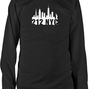 212 NYC Skyline Men's Long Sleeve Shirt, NOFO_01829