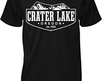 Camiseta Crater Lake Oregon: Camiseta gráfica de algodón para hombre (preencogida, tallas S-2XL), NOFO_02885