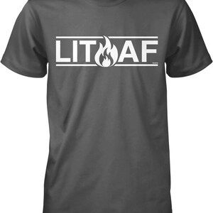 LIT AF Men&#39;s T-shirt, NOFO_00956