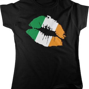 Irish Lips, St. Patrick&#39;s Day, Irish Pride, Irish Kiss Women&#39;s T-shirt, NOFO_00152