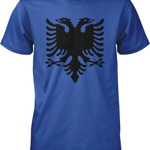 Camiseta para hombre con águila bicéfala de Albania, NOFO_02049 Royal
