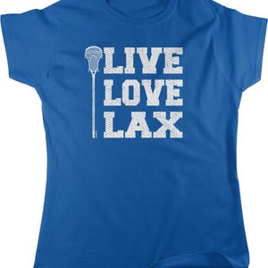Live Love Lax, Lacrosse Stick, Fastest Sport on Two Feet Women's T-shirt, NOFO_00659