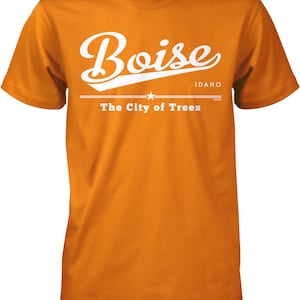 Boise, Idaho, The City of Trees Men&#39;s T-shirt, NOFO_00913