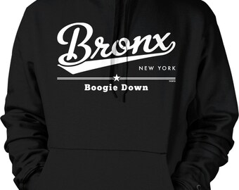 Bronx, New York, Boogie Down Hooded Sweatshirt, NOFO_00903