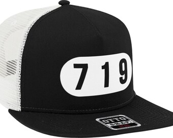 NOFO Clothing Co 719 Colorado Snapback, gorra trucker de malla estructurada en la parte trasera / visera plana / cinco paneles