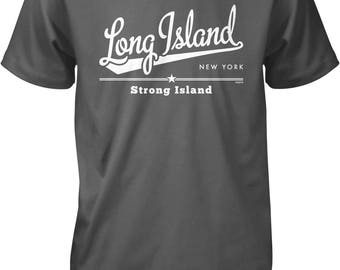 Long Island, New York, Strong Island Men's T-shirt, NOFO_01173