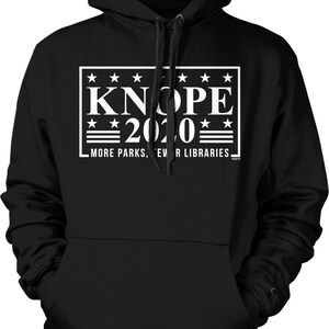 Knope 2020, More Parks, Fewer Libraries Hooded Sweatshirt, NOFO_02458