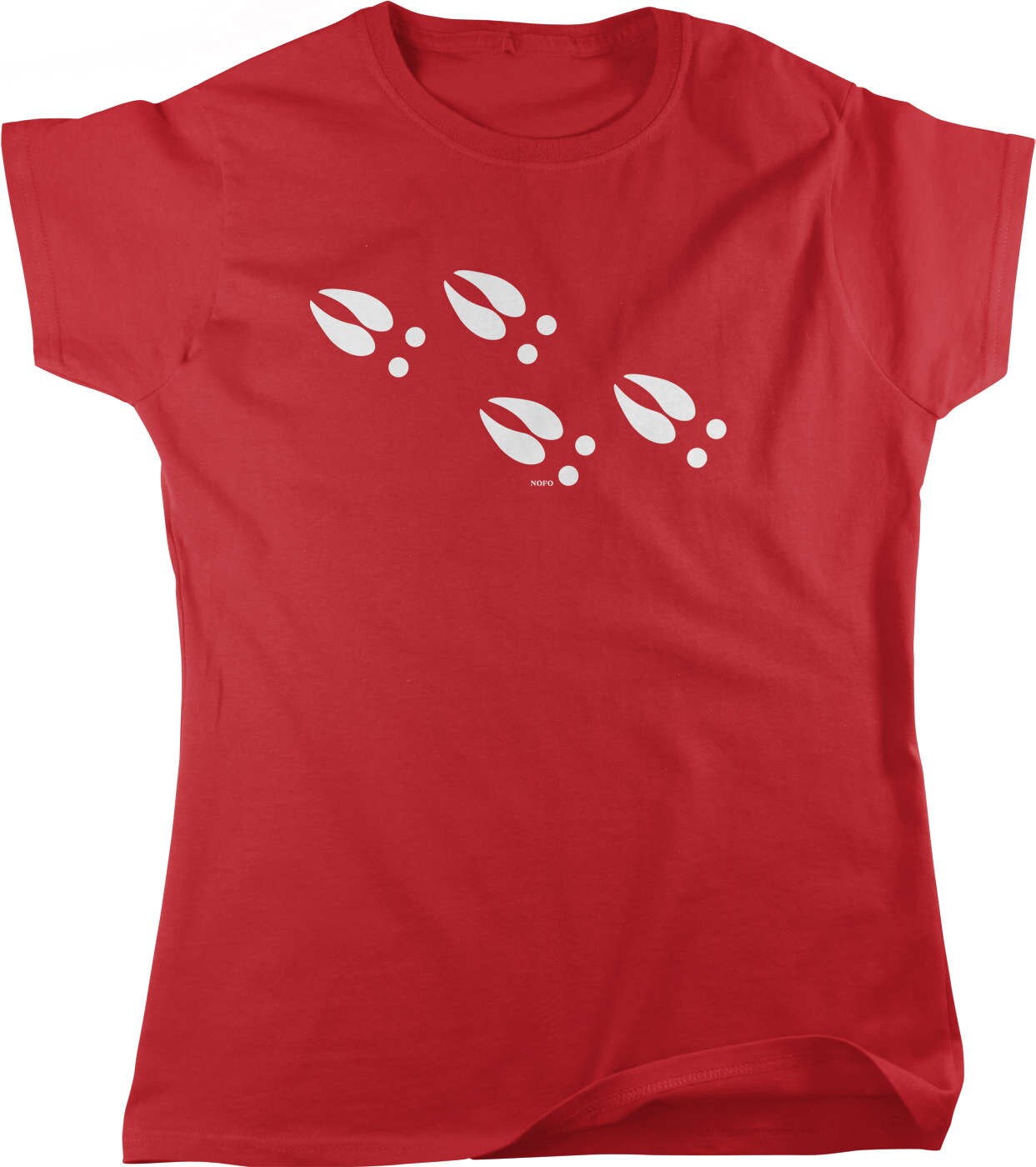 Deer Tracks, White-tailed Deer Hunter Women's T-shirt