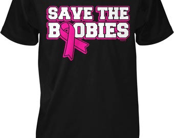 Save The Boobies, Breast Cancer Men's T-shirt, NOFO_00675