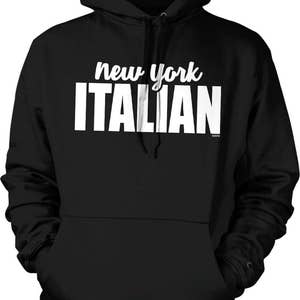 New York Italian, Italian New Yorker Hooded Sweatshirt, NOFO_00960